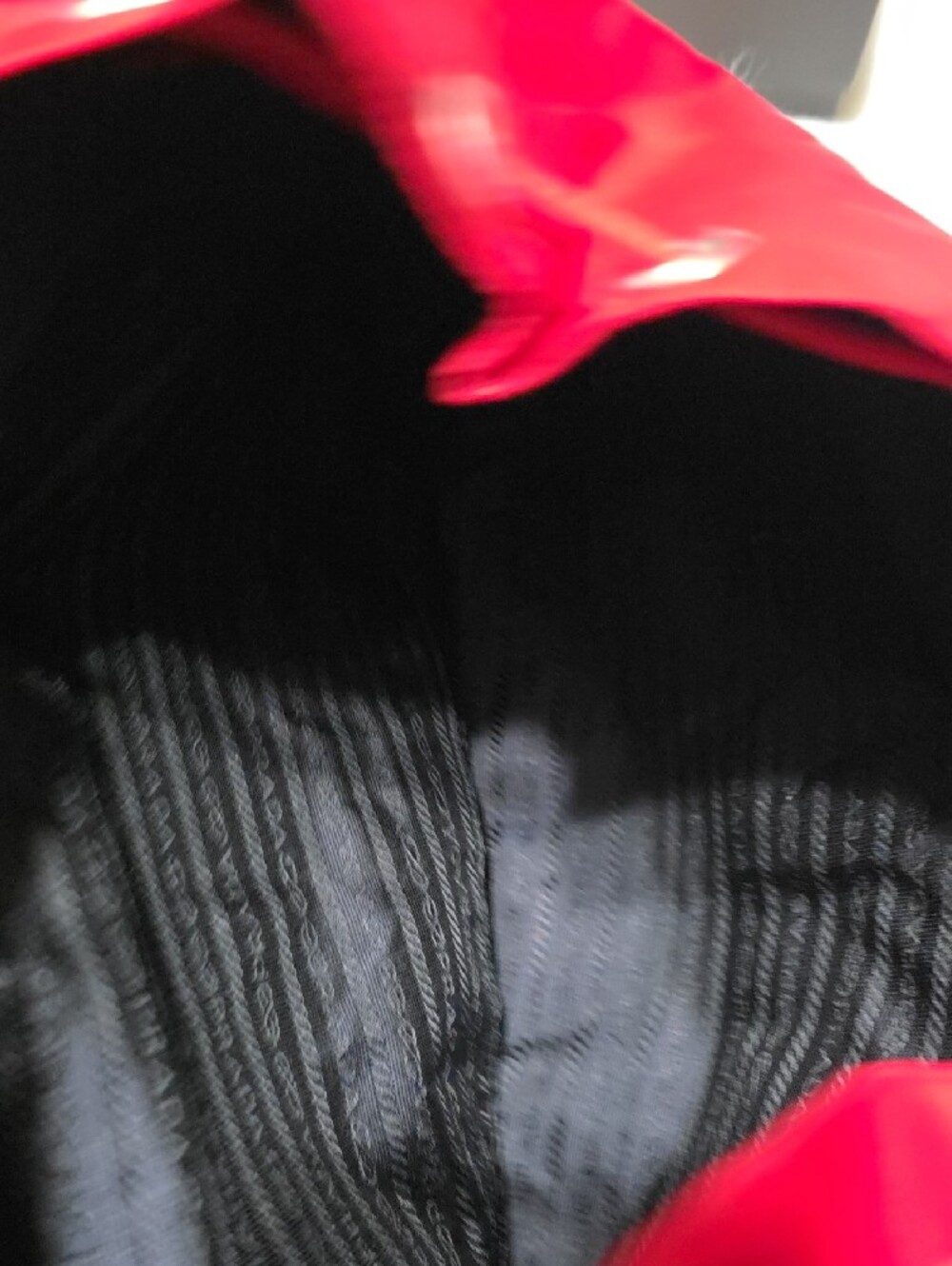 Authentic Prada Red Nylon Drawstring Backpack with Front Pockets - Picture 7 of 8
